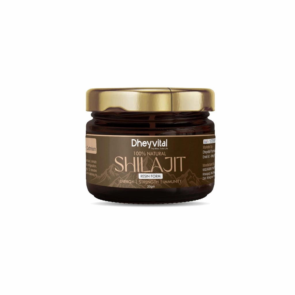Pure Himalayan Shilajit Resin 20g – 75% Fulvic Acid, 100% Natural, Energy & Stamina Booster for Men & Women