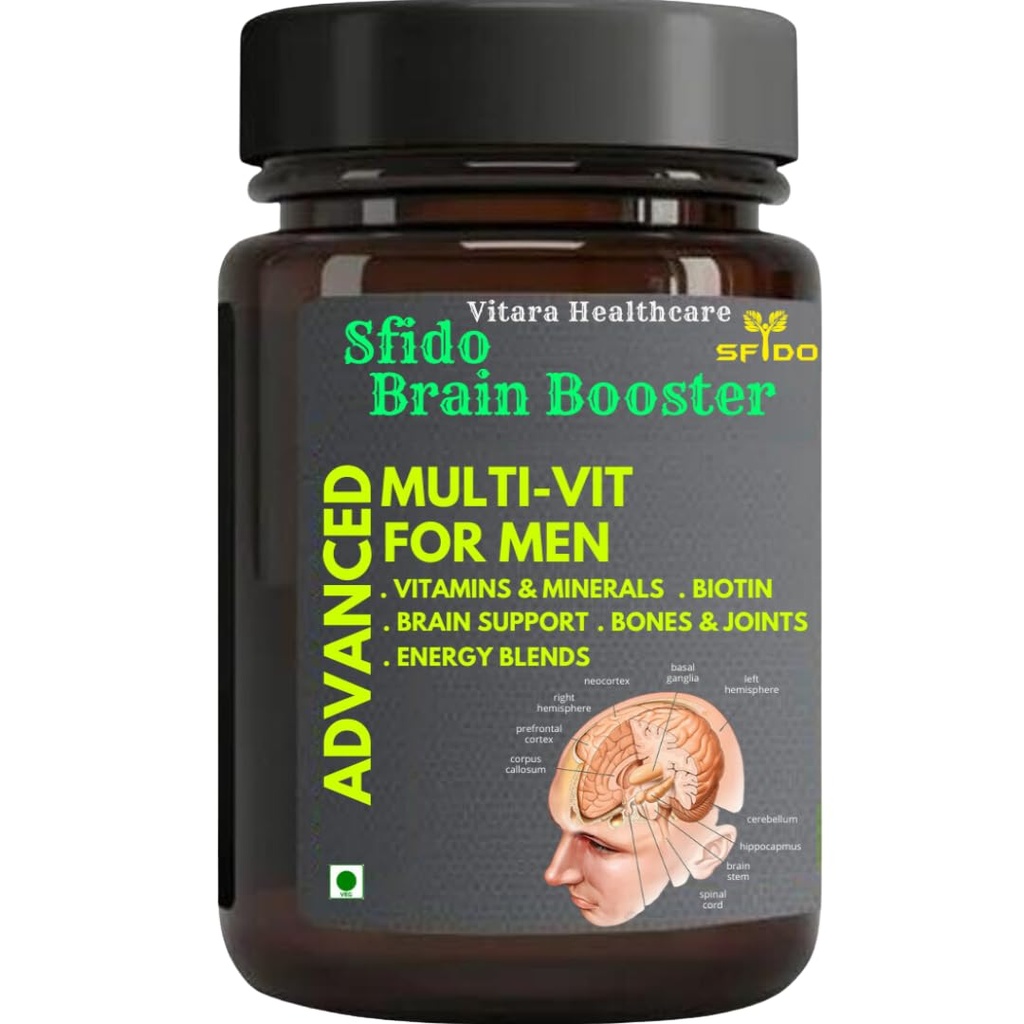 Brain Booster Support Memory and Brain Health Women & Men 30 Capsule Pack 1