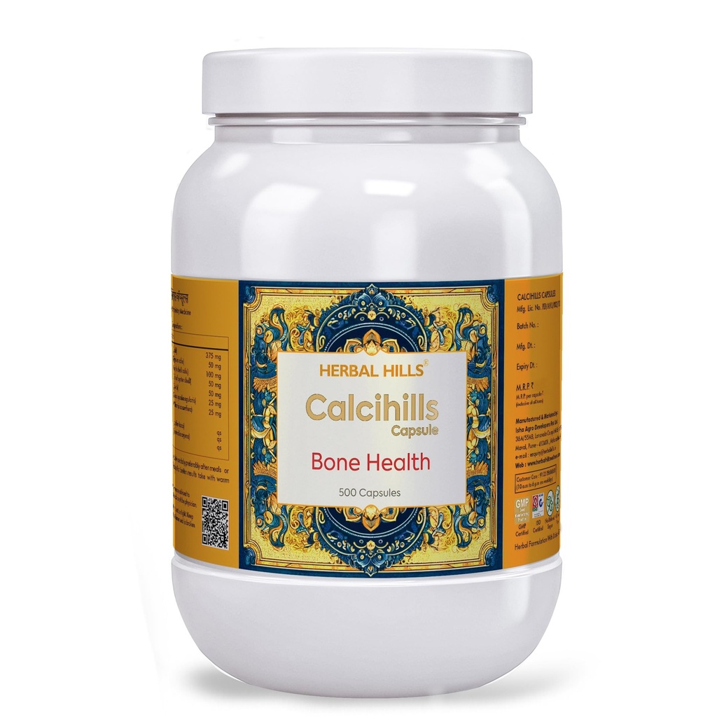 Herbal Hills Calcihills Bone Health 500 Capsule Pack of 1