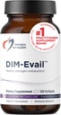 Designs for Health DIM-Evail - 100mg DIM Supplement Enhanced Absorption Diindolylmethane - Stöder hälsosam östrogenmetabolism och kvinnors hälsa - icke-GMO & Soy-Free (120 Softgels)