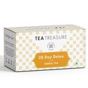 Tea Treasure 28 Day Detox Herbal Blend - 50 Teabags, Weight Management Brew For Metabolism & Digestion Support, Cleansing Infusion Helps Bloating, Radiant Skin Glow, Caffeine Free