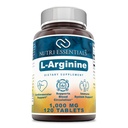 L-Arginine 1000 Mg 120 Tablets Dietary Supplement - Supports Cardiovascular Health - Supports Immune System Functions - Promotes Blood Circulation