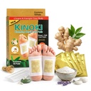 Kinoki Cleansing Detox Foot Pads – Ginger and Salt Infused Foot Patches for Deep Cleansing and Relaxation – 10-Pad Pack (2)