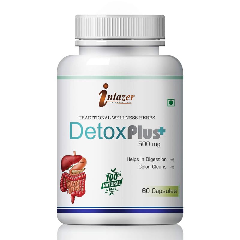 Detox Plus Capsule Liver cleanse & detox supplements for men & women | Liver, gallbladder support | Fights fatty liver |