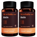 hk vitals Biotin, 2 x 60 Tablets