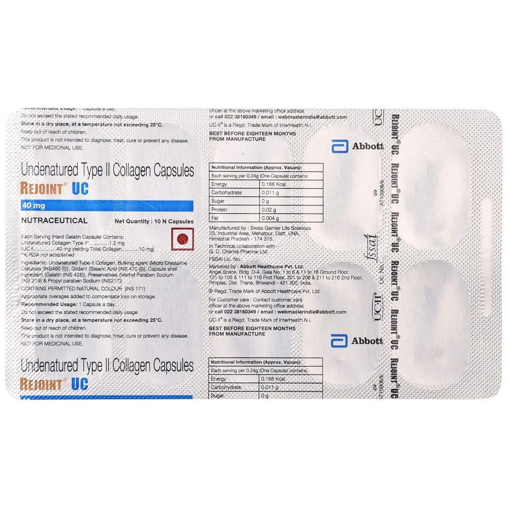 Rejoint UC - Strip of 10 Capsules