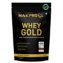 NAKPRO NUTRITION Gold Whey Protein Concentrate & Isolate 1kg Coffee flavour | 25.5g Protein, Trustified Certified