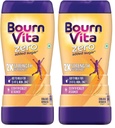 Bournvita Zero Added Sugar Nutrition Drink, 500g Jar | No Added Sugar, No Added Preservatives | 19 Essential Nutrients for Strength (Pack of 2)
