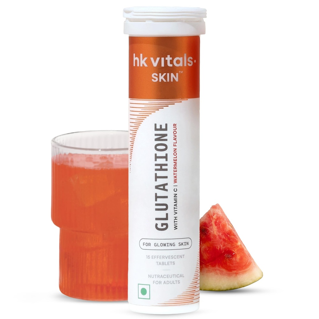 hk vitals Glutathione, Watermelon, 15 Effervescent Tablets