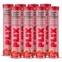 Plix Apple Cider Vinegar Effervescent Tablets Watermelon Flavour | 750mg ACV with The Mother | Supports Digestion & Metabolism | Helps Manage Cravings | Vitamin B6 & B12 | No Added Refined Sugar | Pack of 8