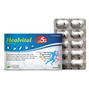 Healing Pharma - Healvital 5G Multivitamin Tablets For Men & Women With Natural Ginseng, Zinc, Biotin, Magnesium & Vitamin D3 For Daily Energy, Stamina & Immunity - 10 Tablets