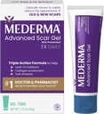 Mederma Advanced Scar Gel - Tratta vecchie e nuove cicatrici, riduce l'apparizione di cicatrici da Acne, Chirurgia, Burns, Injury & Stretch Marks, 1,76 Oz (50g)