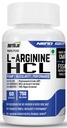 NutriJa L-Arginine HCL Capsules - Highest Bioavailability form of L-Arginine | Maximum Strength, Nitric Oxide Precursor (60 Capsules)