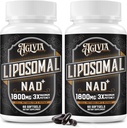 1800 MG Liposomal NAD, NAD + תוספת דומה Nicotinamide Riboside, 98% טהור NAD פלוס תוספת עבור אנרגיה Booster & תיקון סלולרי עבור גברים ונשים, non-GMO, 120 Softgels