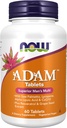 Now Foods Supplements, ADAMTM Multivitamin masculino com serra Palmetto, Licopeno, Ácido Alfa Lipóico e CoQ10, além de Resveratrol Natural e Extrato de Sementes de Uva, 60 comprimidos