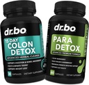 Colon Cleanser Detox & Intestinal Supplement - Probiotic, Wormwood, Black Walnut, Psyllium, Aloe Complex와 15 Day Colon Cleanse 알약 - Stomach Bloating Gut 지원을위한 Bowel 운동 보충제