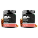 Carbamide Forte BCAA 5000mg Supplement for Men & Women 7g Serving with Ideal 2:1:1 Ratio | BCAA Powder for Muscle Growth & Muscle Recovery - Peach Ice Tea Flavour - 210g (Pack of 2)