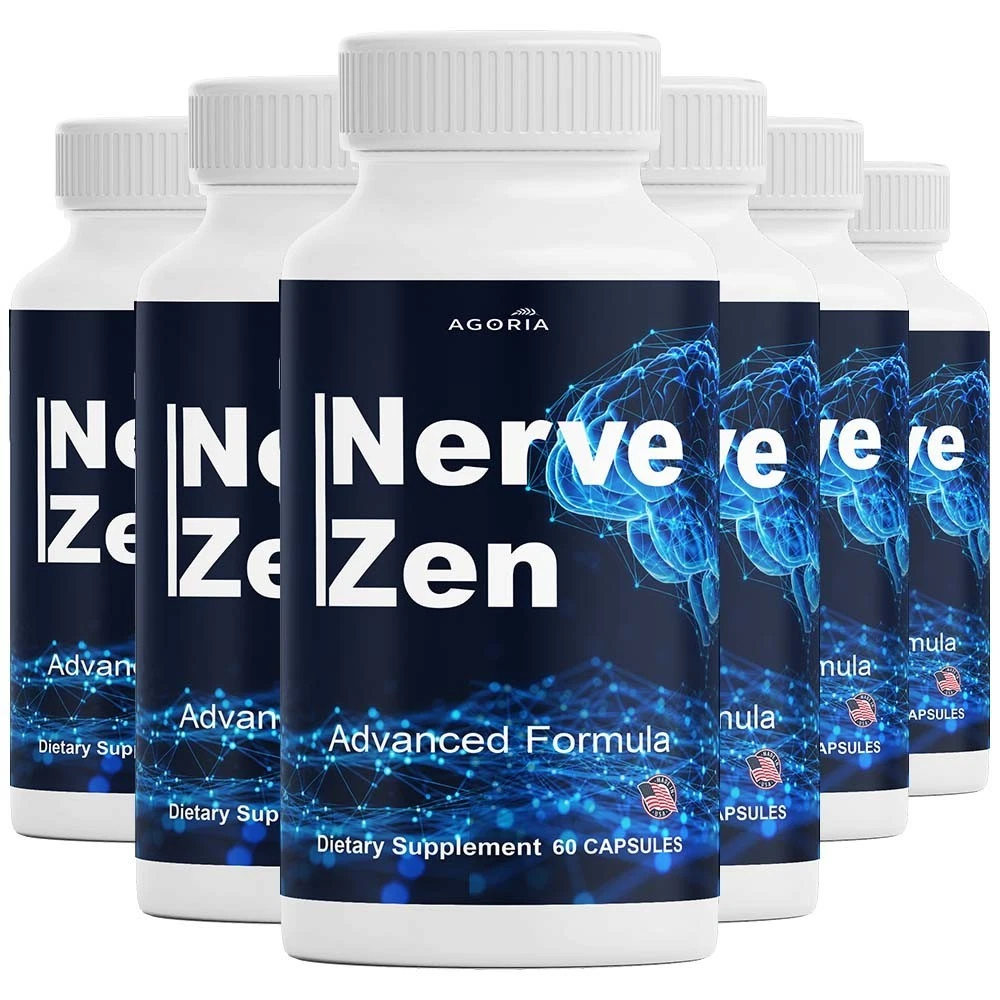 ( 6 Pack ) NerveZen Capsules, Nerve Zen Advanced Supplement for Healthy Nerves