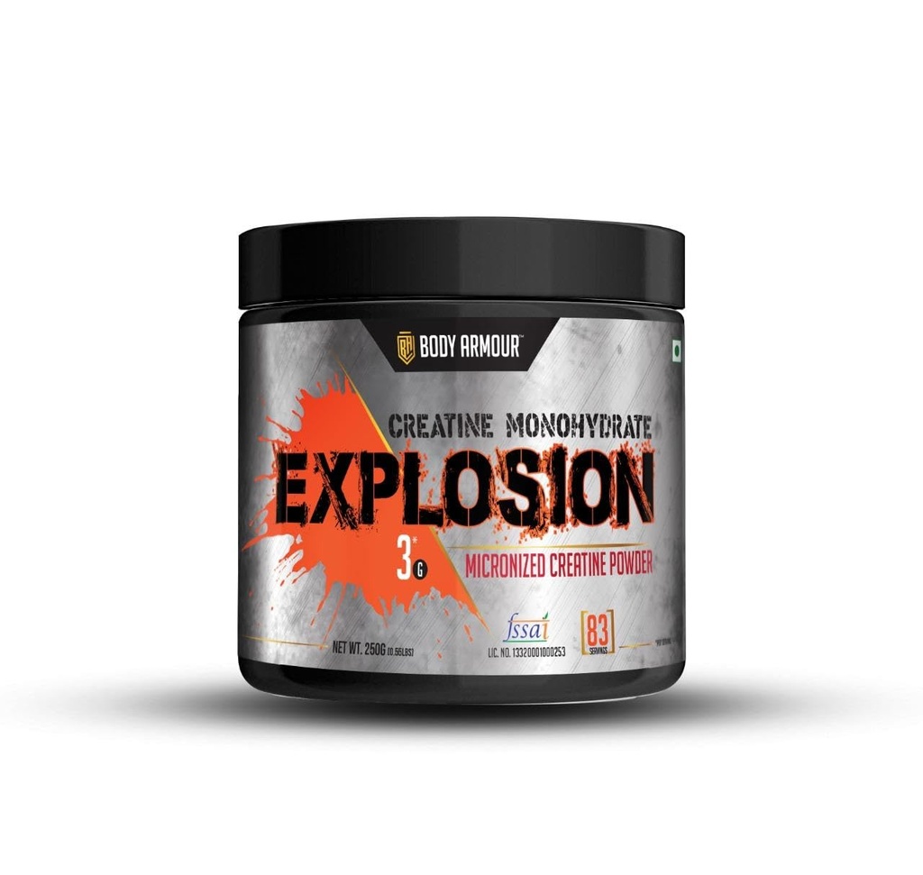 Body Armour Explosion Creatine Monohydrate Powder, 250g
