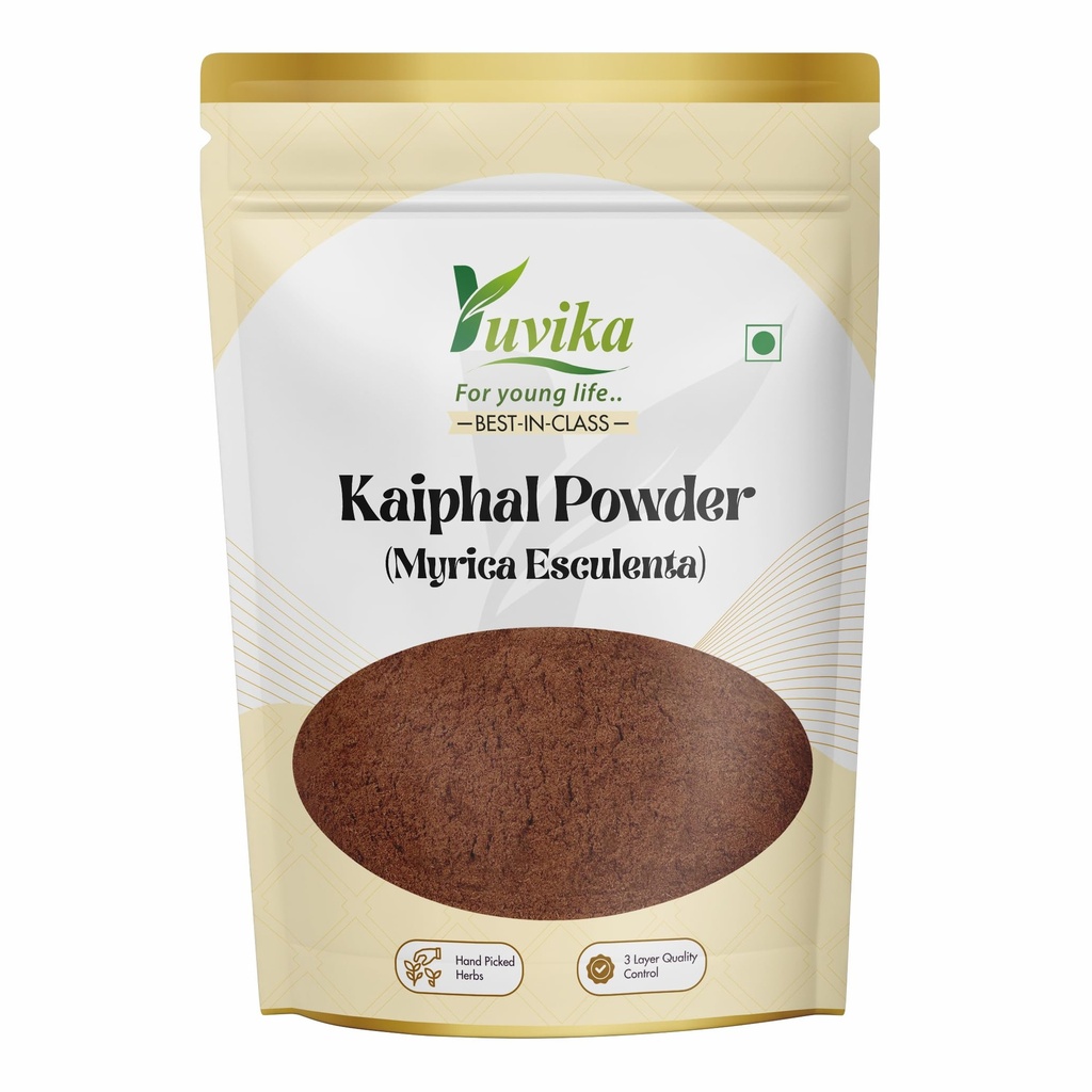 YUVIKA Kaiphal Powder - Myrica Esculenta - Myrica Nagi 200 Grams