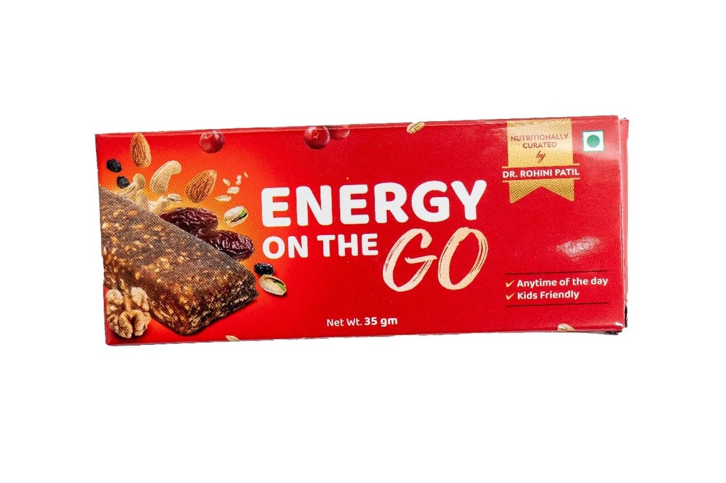 Sugar Free Protein Snack Bar with Almonds Walnuts Cashews & Chia Seeds | Nut Chikki Energy Bar for Diet Fitness & Everyday Snacking | 35g