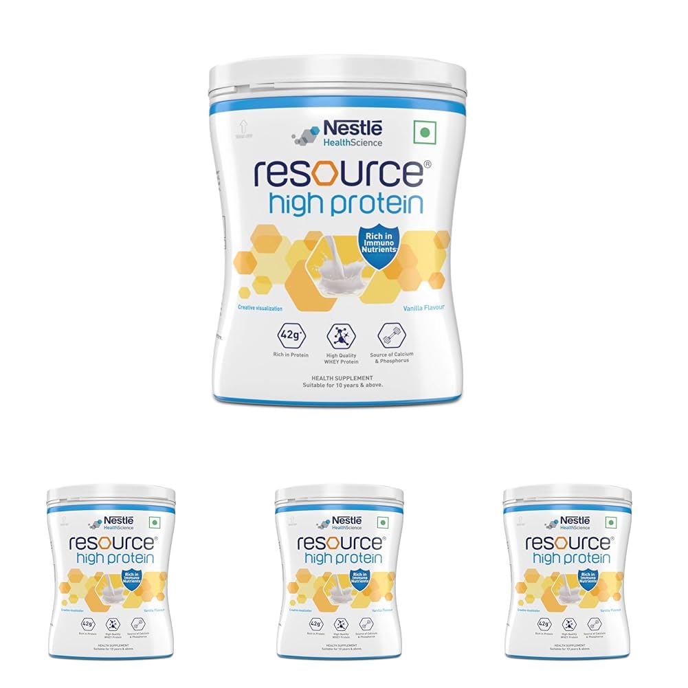 Nestle Health Science, Resource High Protein - 400 g (Pack of 4)
