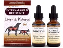 AmbER NURALZ สีทองภายใน Detox Kit for Dogs, Cats, Birds, กระต่าย, และ กินี Purballs | Herballs for Wiveer and Chicky Health   | Aidnture for Wiveer and Chidney Facters