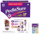 Pediasure Complete Balanced Nutritional Supplement To Help Kids Grow - Pack Of 2 Kg Powder(Chocolate) Box, Purple & 7+ Specialized Nutrition Drink Vanilla Flavour 400 Gm Powder