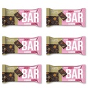 NUEATS co. Chewy Energy Bar Almond Cocoa Nut & Seed Snack Bar with Rich Cocoa Flavor, Crunchy Almonds & Chewy Texture On-the-Go Healthy Energy Snack for Workouts, Travel & Daily Nutrition Pack of 6