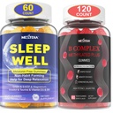 Nextdia Melatonin Free Natural Sleep Gummies for Adults + Vitamin B Complex Gummies for Women