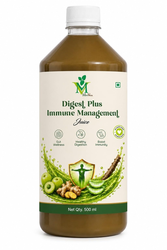 Mint Veda Digest Plus Immune Management Juice - 500ml