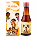Kids Multivitamin Multimineral & L-Lysine Syrup 200ml | Daily Nutrition Supplement for Kids | Supports Growth, Immunity, Brain Development & Appetite | With Calcium, Zinc, Magnesium, Vitamin D3 & B-Complex | Orange Flavour - Pack of 1