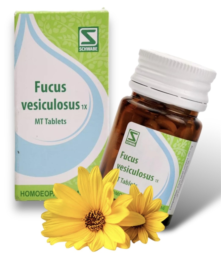 Willmar Schwabe Fucus Vesiculosus 1X Tablets (Fucus Mother Tincture Extract) 20g Set of 1 Bottle