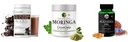 Nutritional-meal-shake-chocolate, Moringa-oleifera-powder, Flax-seed-oil-vegetarian-capsules Combo | Convenient Nutrition & Wellness Routine | Multi-Product Pack