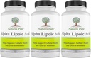 Enkelt natur Pure Alpha Lipoic Acid 600mg 360 Veggie kapslar, icke-GMO Thioctic Acid 12 månaders leverans