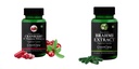 Cranberry-d-mannose-hibiscus-capsules, Brahmi-vegetarian-capsules Combo | Convenient Nutrition & Wellness Routine | Multi-Product Pack