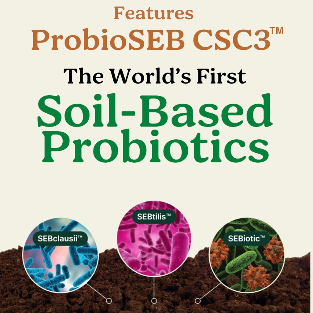 Ngày tốt nhất Công thức 5 in 1 hỗ trợ cho sự xuất hiện của đốm, Gas & Imregularity il-Bast Probioics + Prebioics, L-Glutamine, Aloe Vera và nhiều hơn 60 Capsules