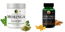 Moringa-oleifera-powder, Curcumin-c3-piperine-vegetarian-capsules Combo | Convenient Nutrition & Wellness Routine | Multi-Product Pack