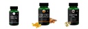 Fish-oil-capsules, Curcumin-c3-piperine-vegetarian-capsules, Castor-oil-vegetarian-capsules Combo | Convenient Nutrition & Wellness Routine | Multi-Product Pack