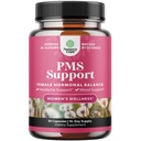 PMS Support Supplement for Women – Hormone Balance for Women & Menstrual Ease with DIM, Chasteberry, Black Cohosh & Ashwagandha - for Period Cramps Ease, Menopause Bloating, Mood Swing – 30 Ct