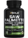 X Gold Health Saw Palmetto for Men 1250mg – Prostate Support with Beta Sitosterol & Pygeum Bark – Supports Urinary Flow & Bladder Control – DHT Blocker for Hair Loss – 120 Capsules