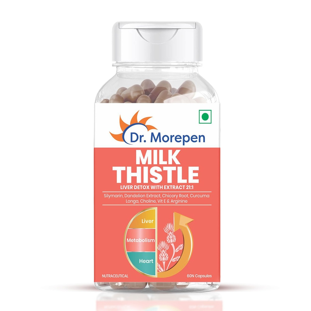 DR. MOREPEN Milk Thistle | Nature's Goodness for Men and Women | (60 Capsules)