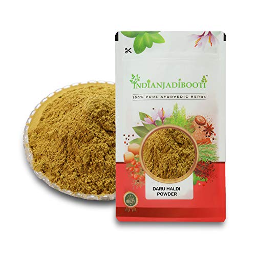 IndianJadiBooti Pure Daru Haldi Powder | Raw Berberis Aristata (Tree Turmeric) for Hepatic Support, Metabolic Wellness & Skin Clarity, 100 Grams Pack