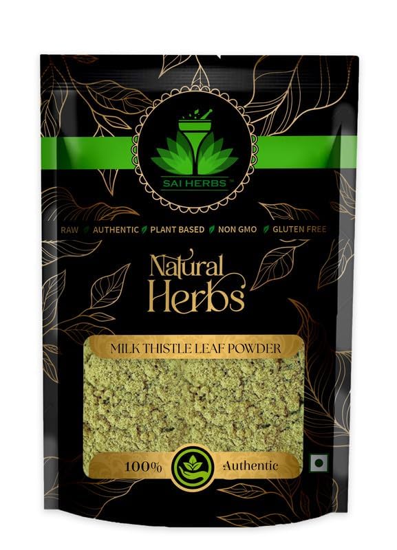 SAI HERBS Milk Thistle Leaf Powder | Pure & Natural | 100g