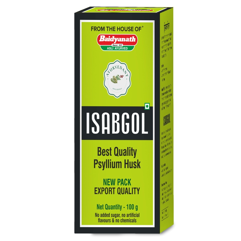 Baidyanath Ayurvedant Isabgol (Psyllium Husk) Powder, 100 g