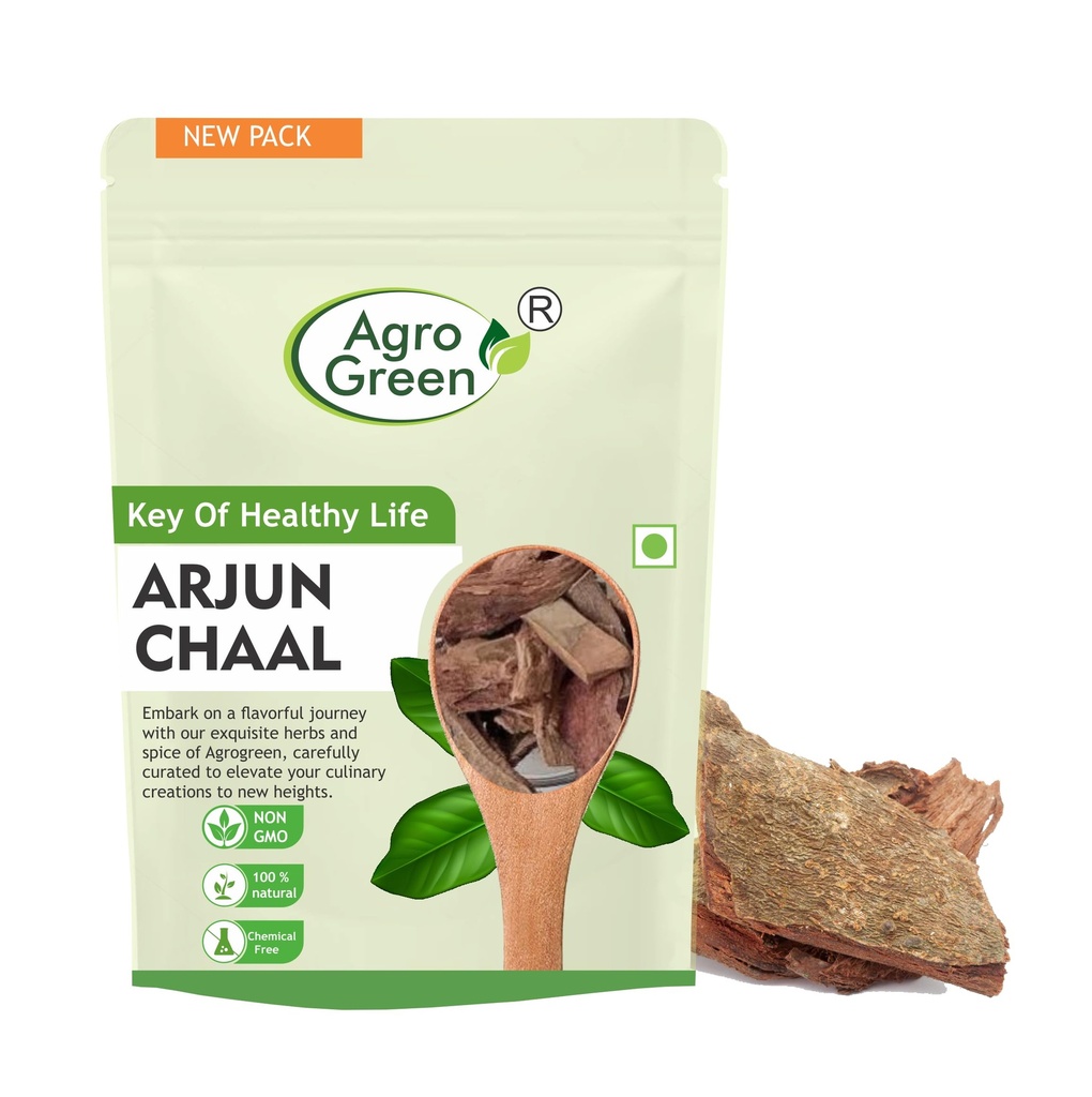 Arjun ki Chaal Natural, Sun-Dried, Unprocessed Premium Arjun Tree Bark Traditional Herbal Support for Heart, Skin & Wellness - (400 gm)