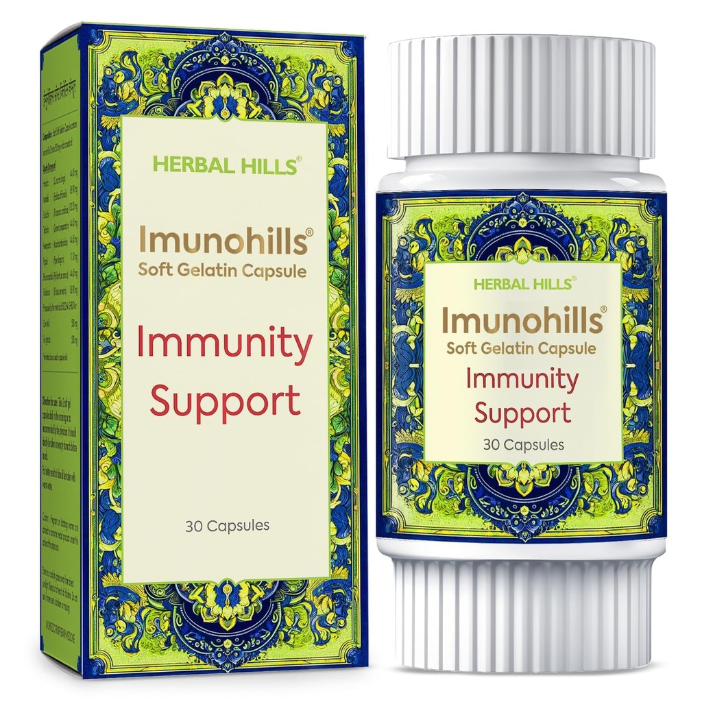 Herbal Hills Imunohills Capsules Immunity Support (30 count (Pack of 1))