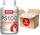 Jarrow Formules PS100 Posphatidylserine 100 mg, 大脑健康和认知支持的饮食补充,30 Softgels, 10-30天供应, 12包