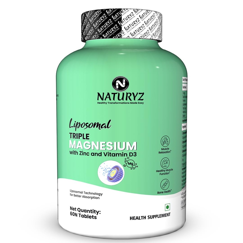 NATURYZ Liposomal Triple Magnesium with Zinc tablets N60