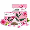 TVOY Enchanting Rose Green Tea Bags